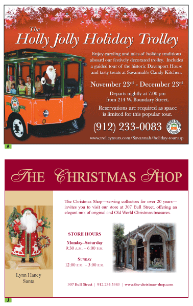 Trolley & Christmas Shop Ads