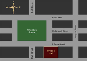 Bryson Hall Detail Map
