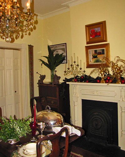 fireplaceDinner